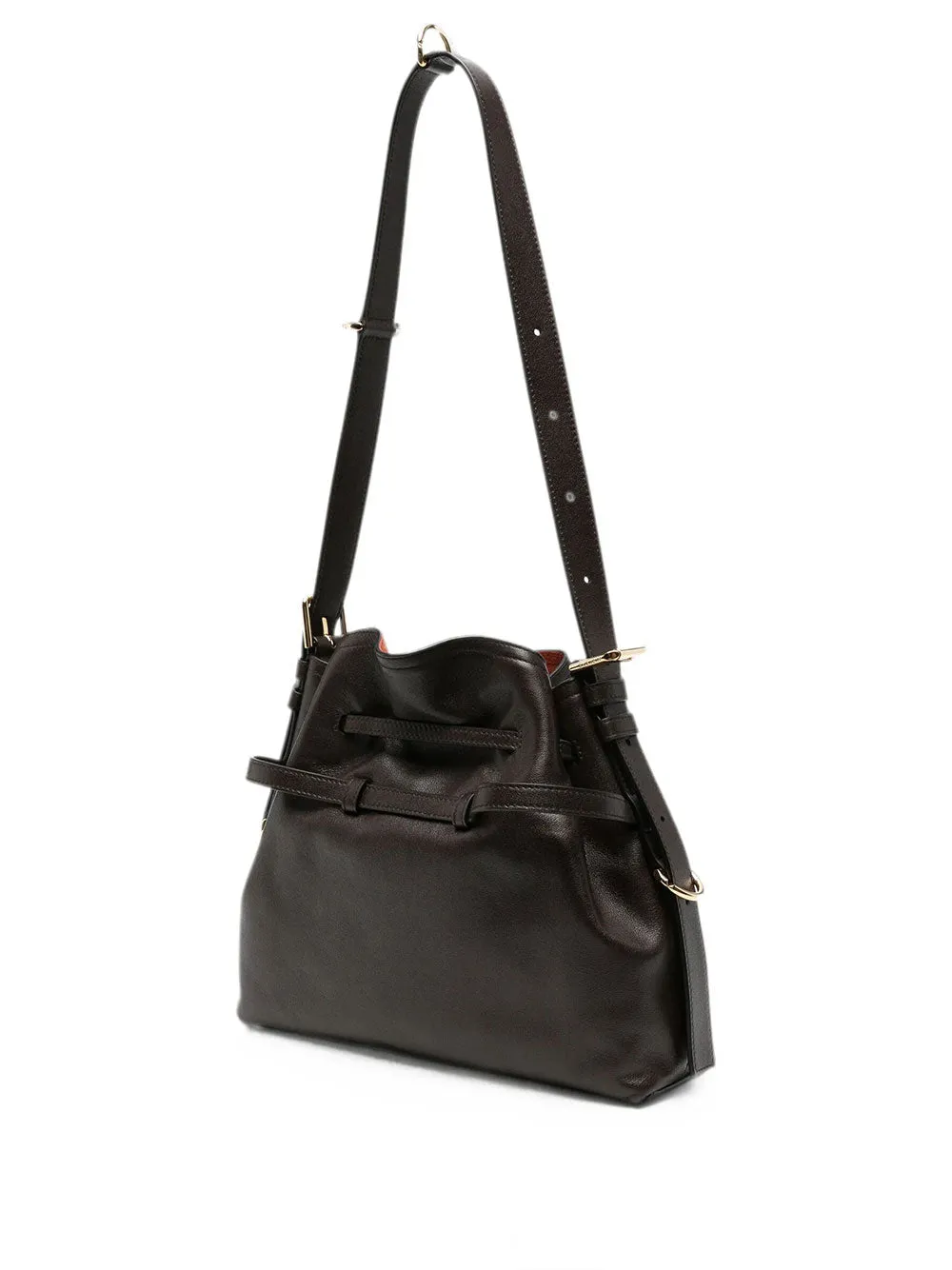Small Voyou Bucket Bag In Shiny Leather sold by Wanan Luxury product image thumbnail 3