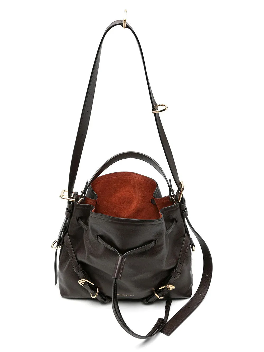 Small Voyou Bucket Bag In Shiny Leather sold by Wanan Luxury product image thumbnail 4
