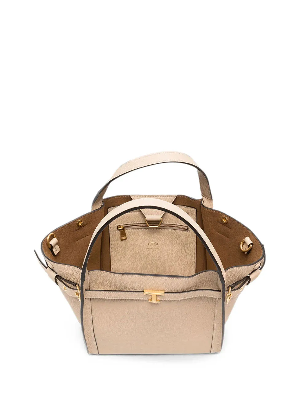 T Signature Small Shopping Bag In Leather sold by Wanan Luxury product image thumbnail 5