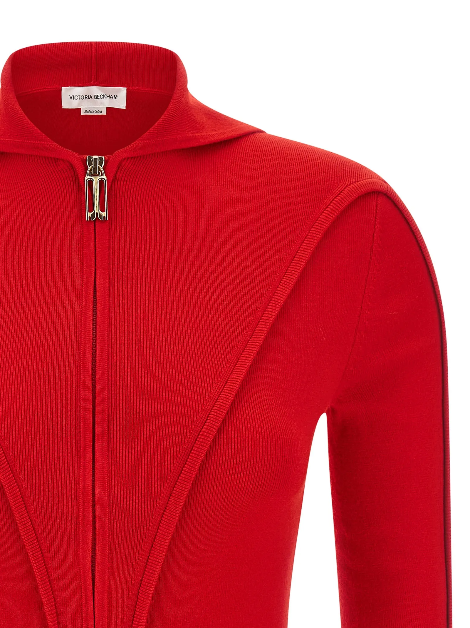 Hooded Cardigan Red sold by Wanan Luxury product image thumbnail 3