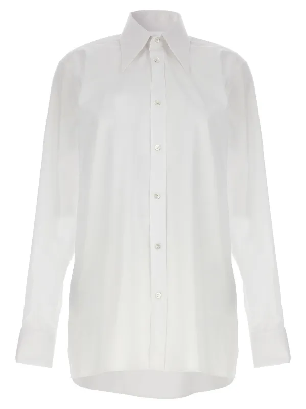 Long Shirt Shirt And Blouse White made by Maison Margiela