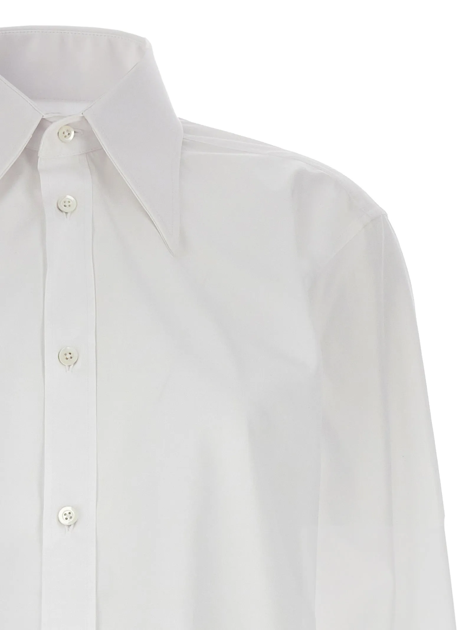 Long Shirt Shirt And Blouse White sold by Wanan Luxury product image thumbnail 3