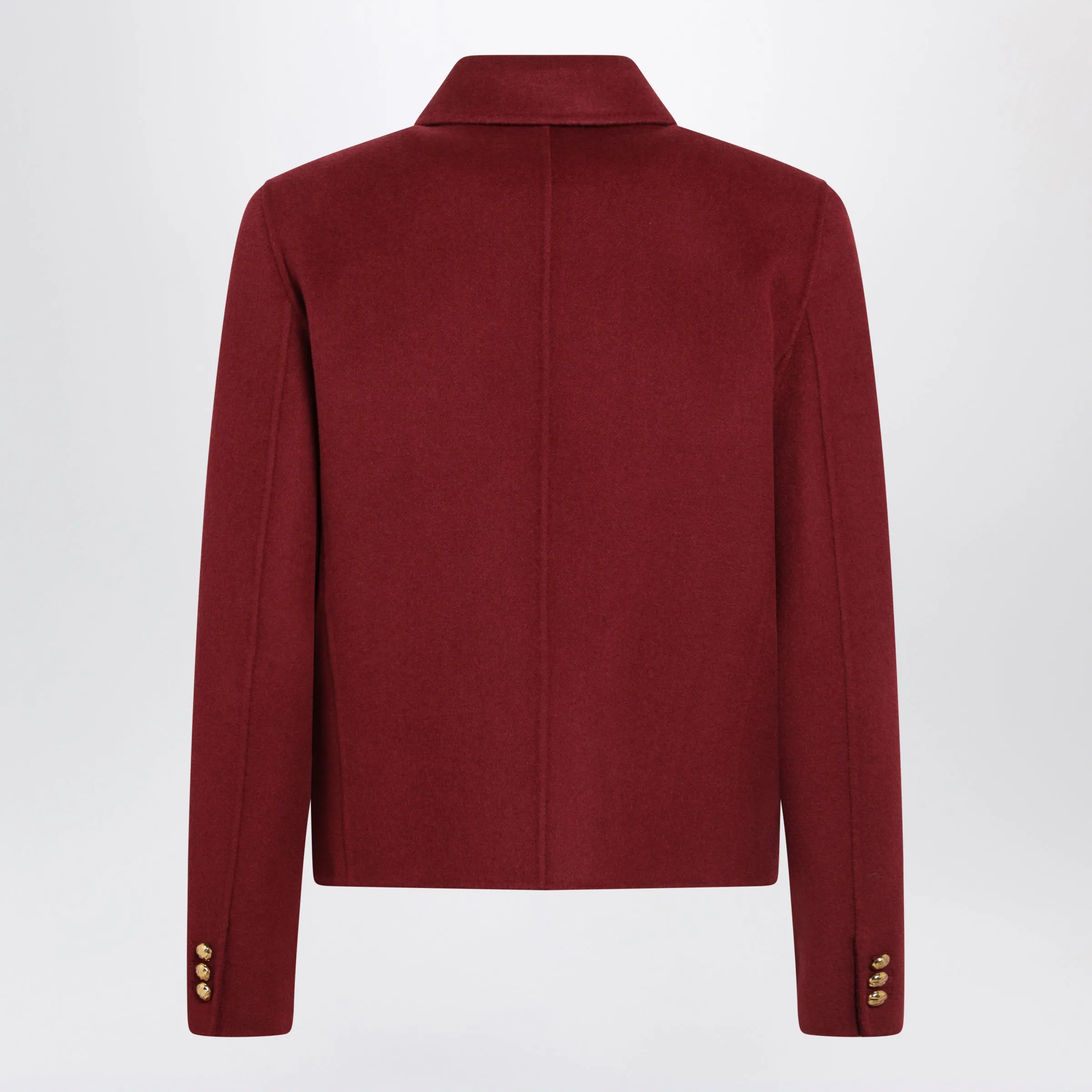 Jacket In Ruby Wool And Cashmere sold by Wanan Luxury product image thumbnail 2