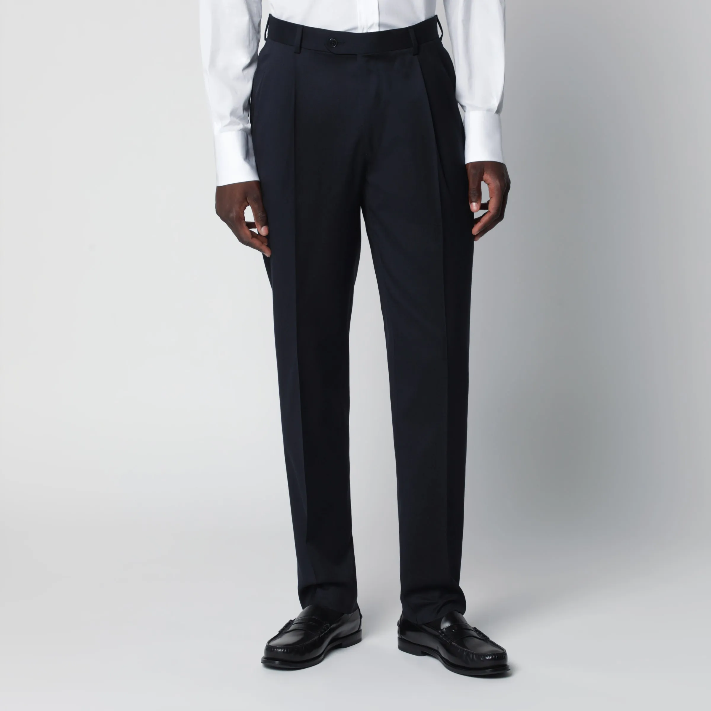 Double-Breasted Blue Wool Suit sold by Wanan Luxury product image thumbnail 2