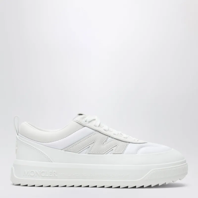 Altive Suede And Nubuck Leather Sneakers In White made by Moncler