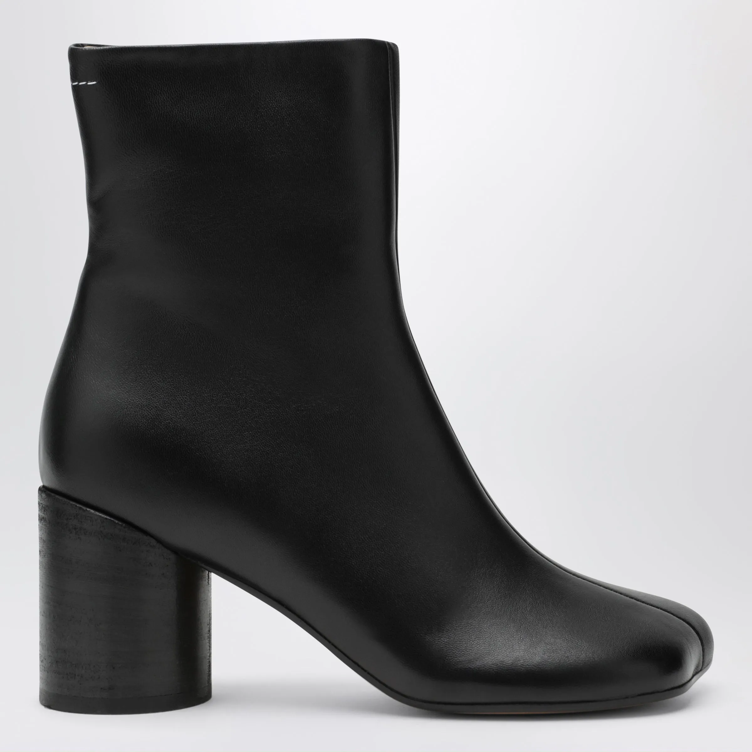 Tabi Ankle Boots In Nappa Leather In Black sold by Wanan Luxury