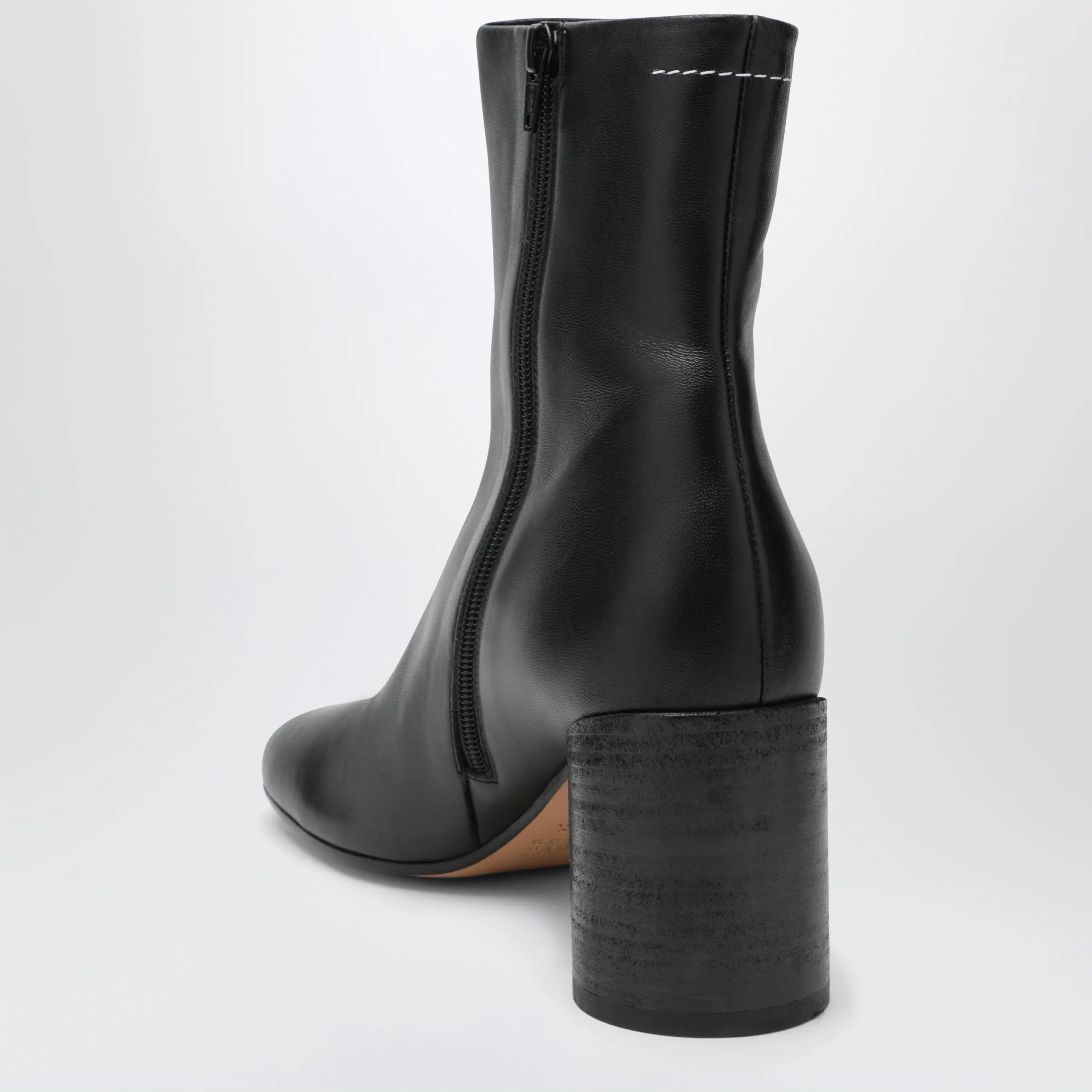 Tabi Ankle Boots In Nappa Leather In Black sold by Wanan Luxury product image thumbnail 2