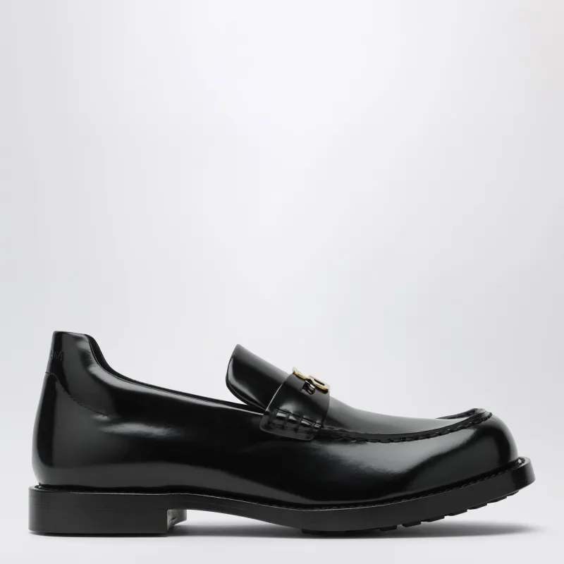Comfy Loafers In Black Calf Leather made by Balenciaga