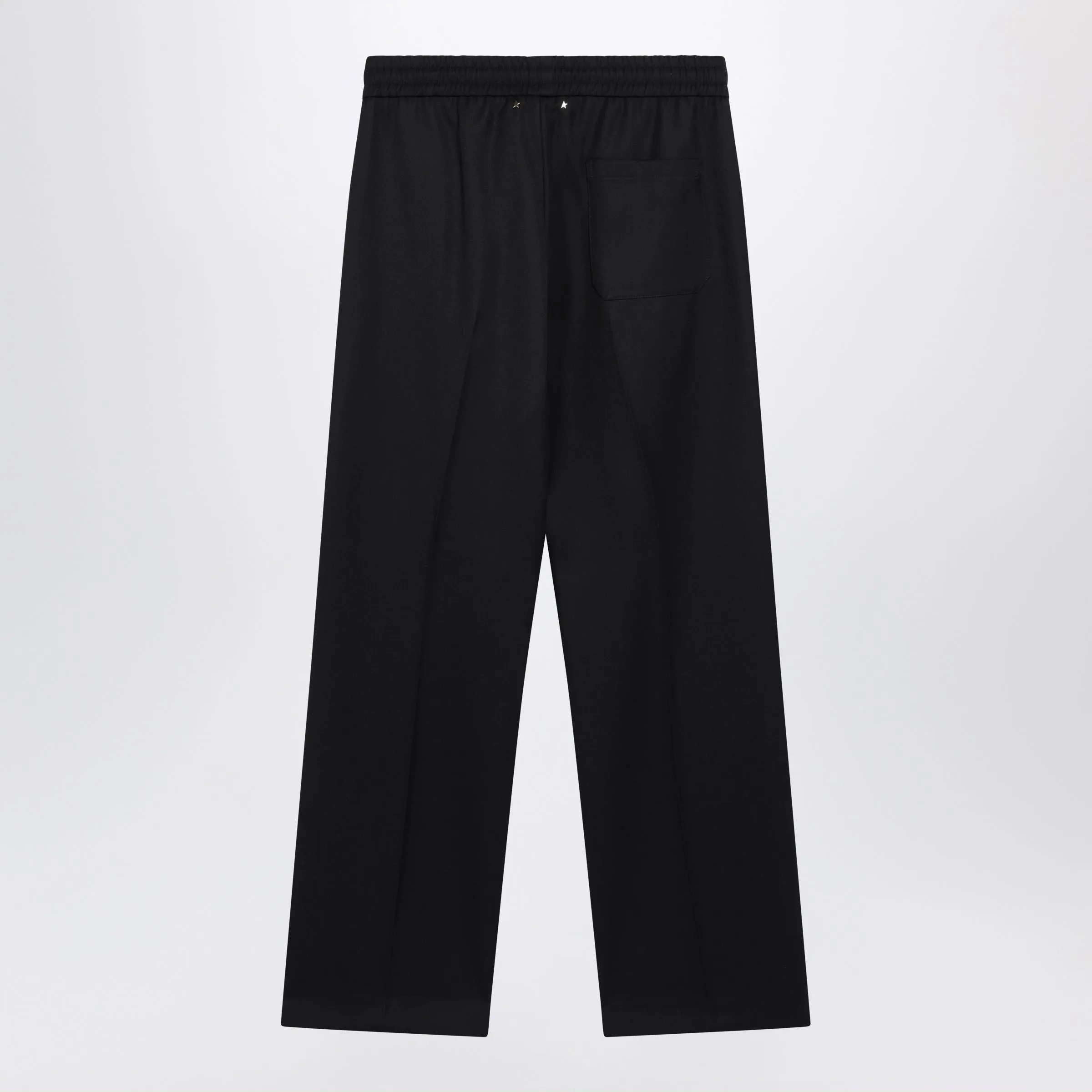 Straight-Leg Trousers In Cotton-Wool Blend, Dark Blue sold by Wanan Luxury product image thumbnail 2