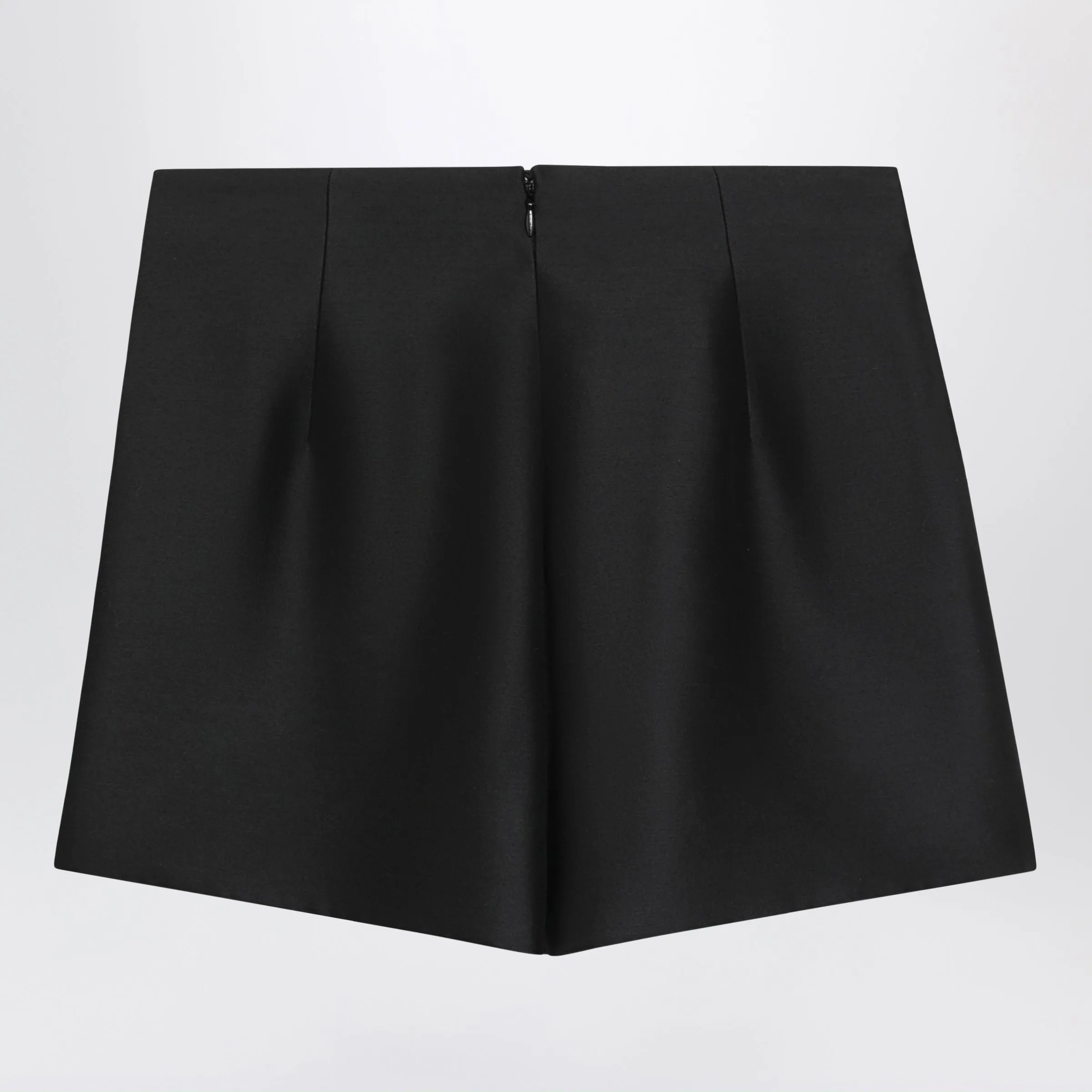 Black Wool And Silk Mini Skirt sold by Wanan Luxury product image thumbnail 2