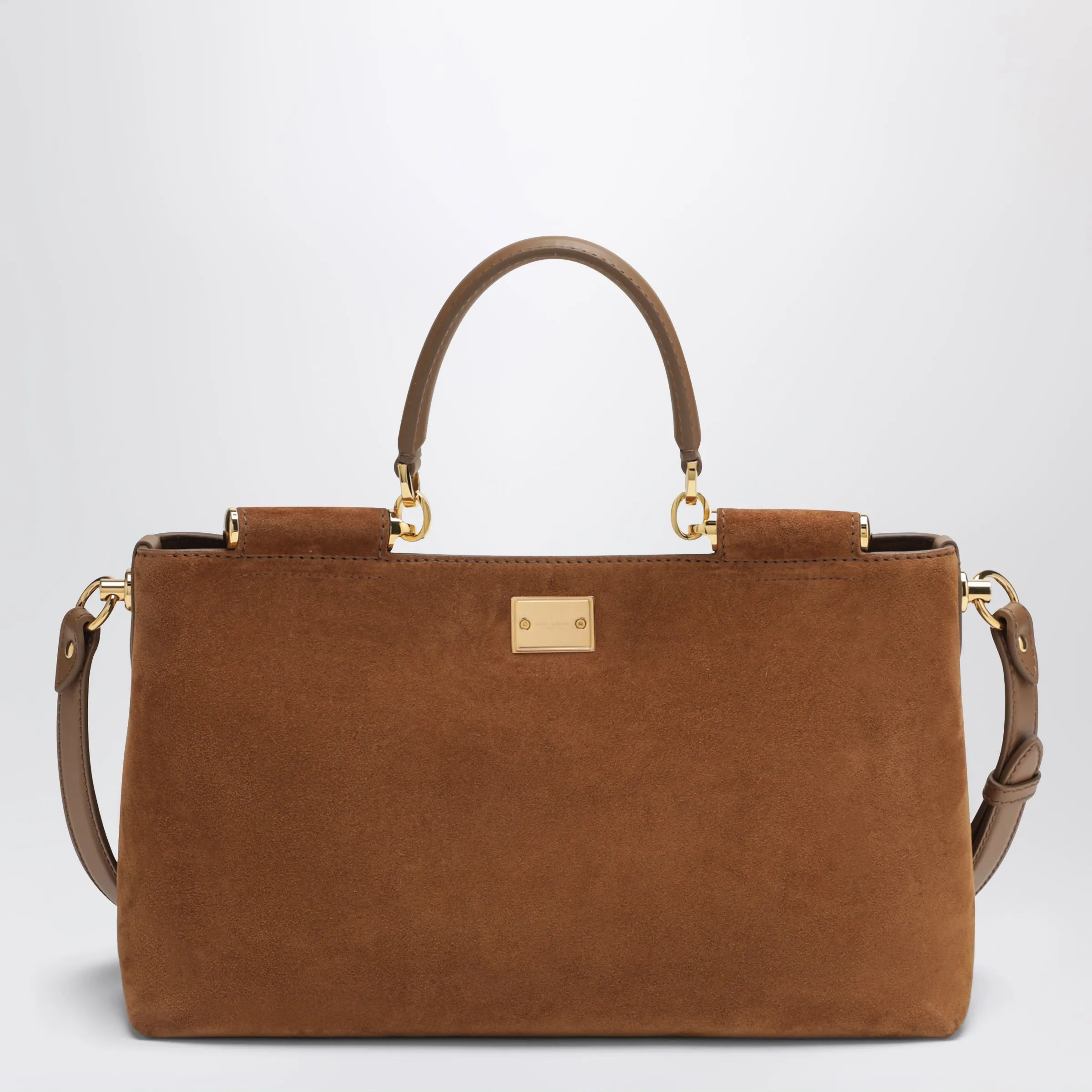 Medium Vittoria Suede Bag In Camel sold by Wanan Luxury product image thumbnail 2