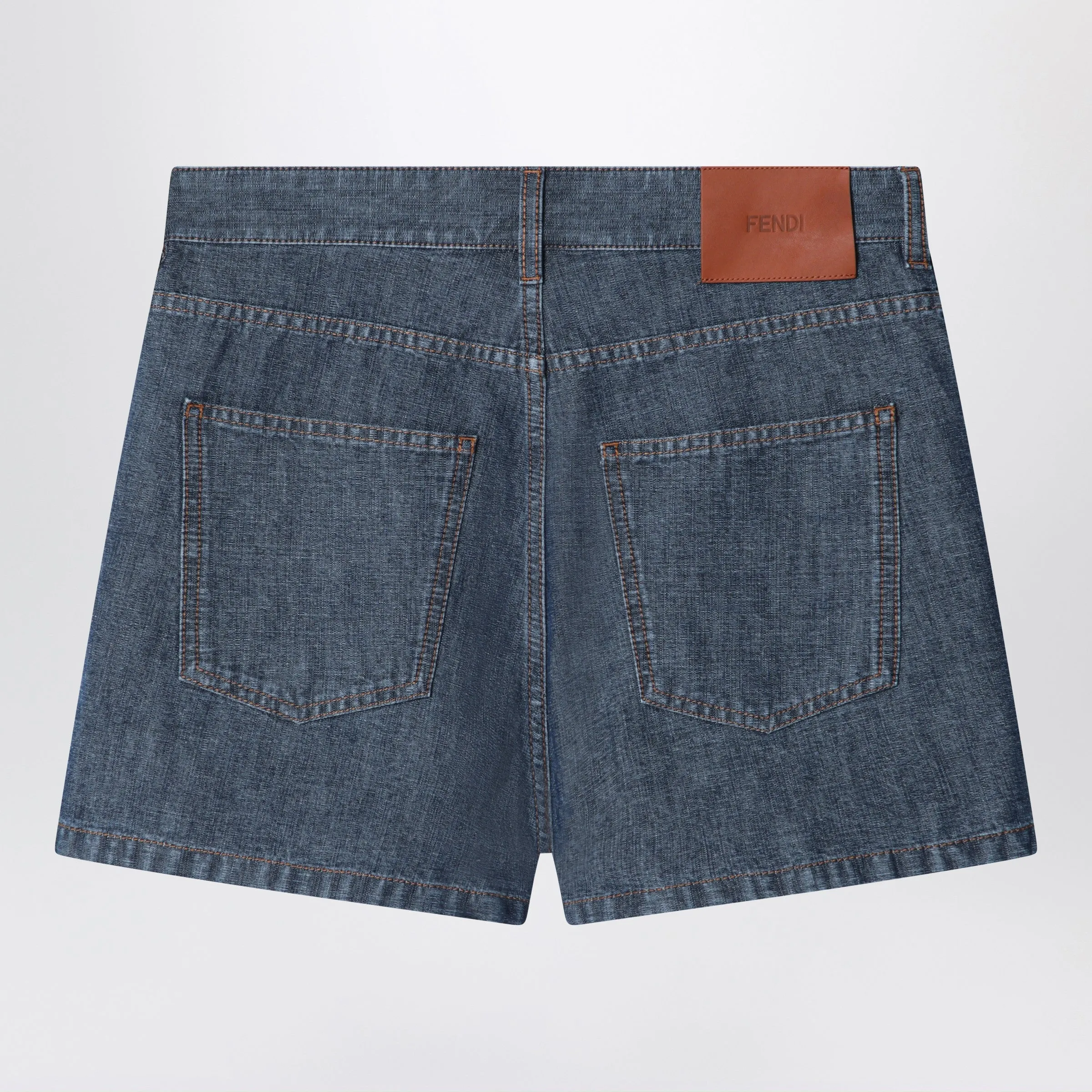 Denim Blu Navy Shorts sold by Wanan Luxury product image thumbnail 2