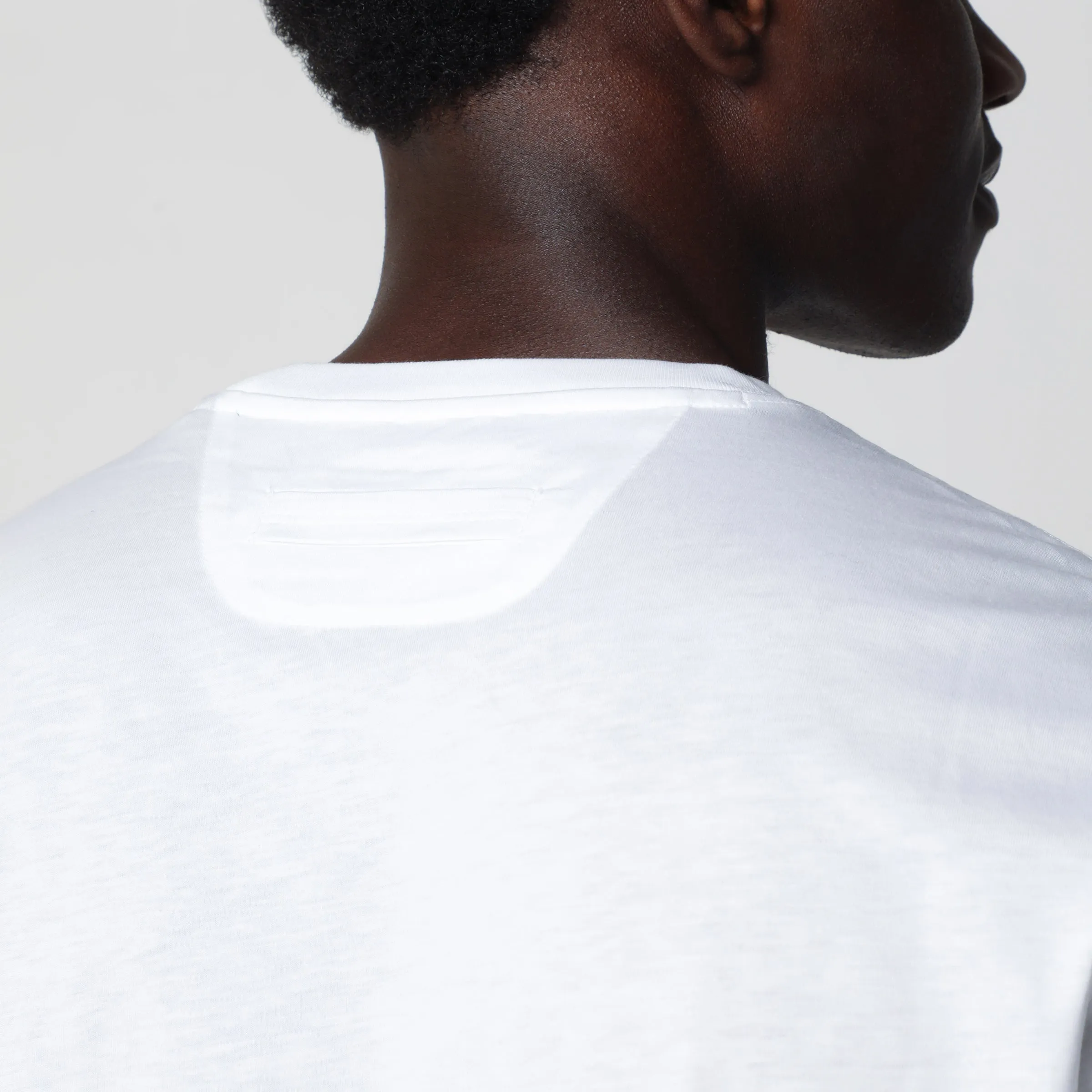 White Cotton T-Shirt sold by Wanan Luxury product image thumbnail 2