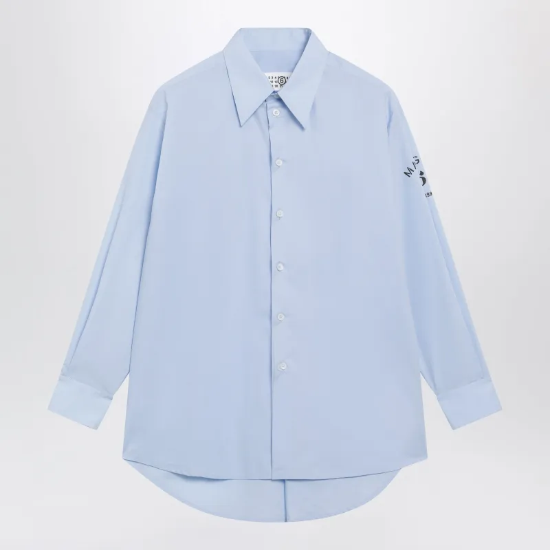 Light Blue Cotton Shirt made by Maison Margiela