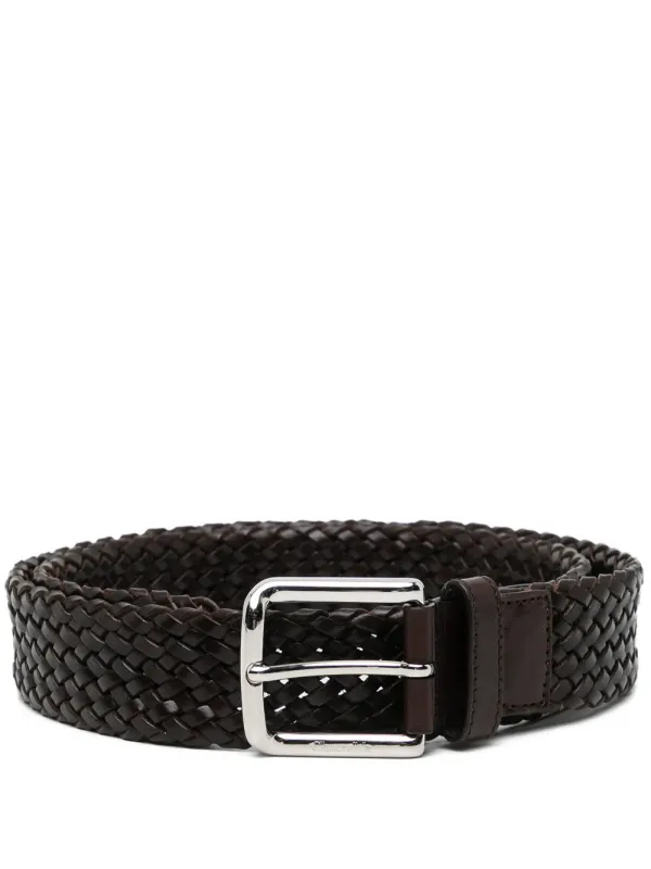 Woven Leather Belt made by Church's