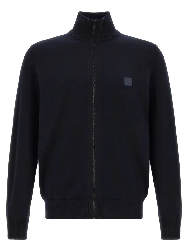 Kanozip S Sweaters And Cardigans Blue made by Hugo Boss