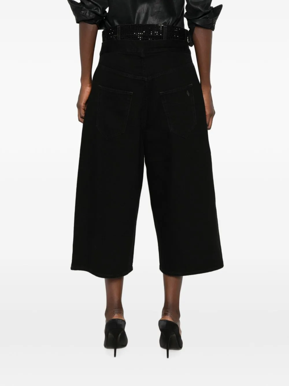 Denim Cotton Bermuda Shorts sold by Wanan Luxury product image thumbnail 4
