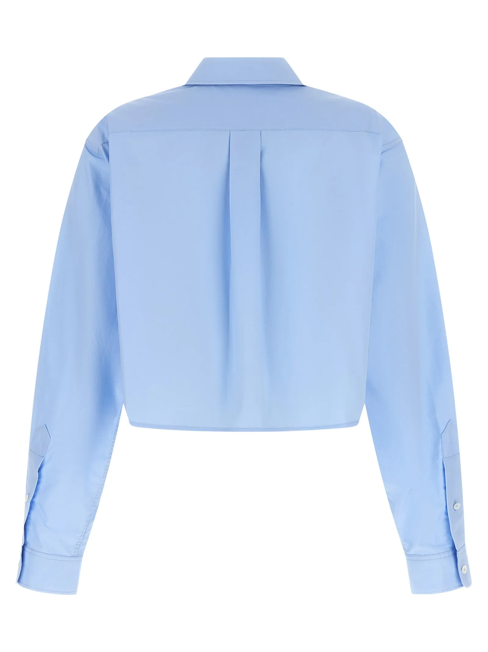 Cropped Shirt Shirt And Blouse Light Blue sold by Wanan Luxury product image thumbnail 2