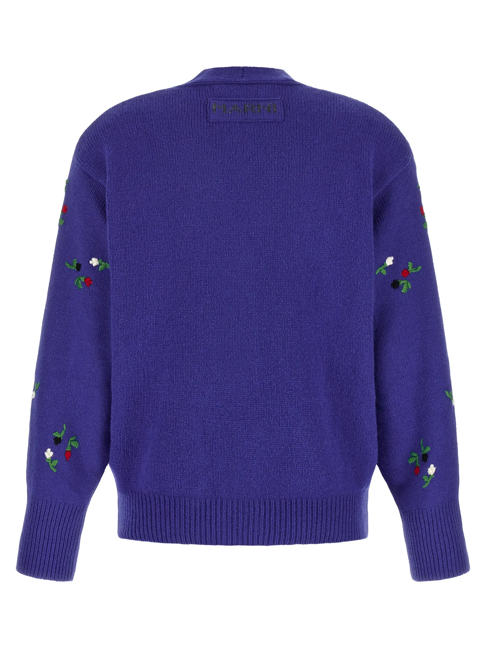 Floral Embroidery Cardigan Blue sold by Wanan Luxury product image thumbnail 2