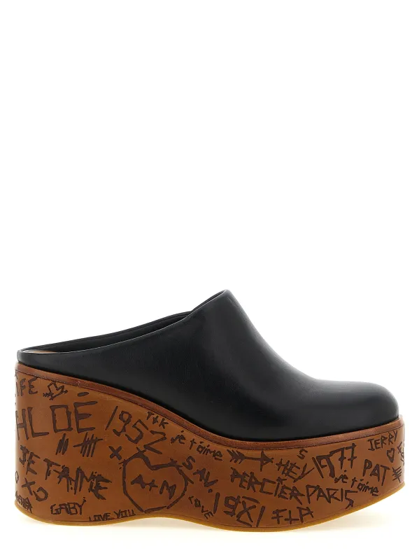 Maxime Wedges Black made by Chloe