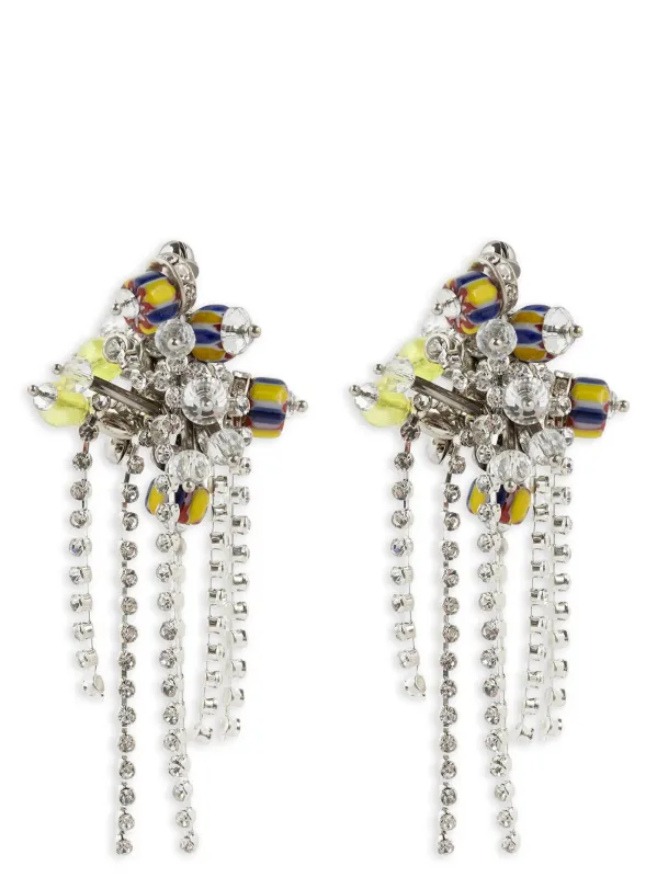 Decorated Stud Earrings Jewelry Gold made by Dries Van Noten