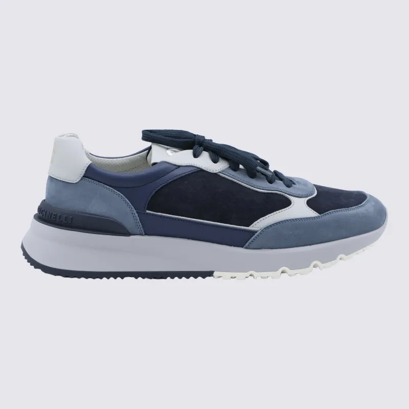 Sneakers Navy made by Brunello Cucinelli