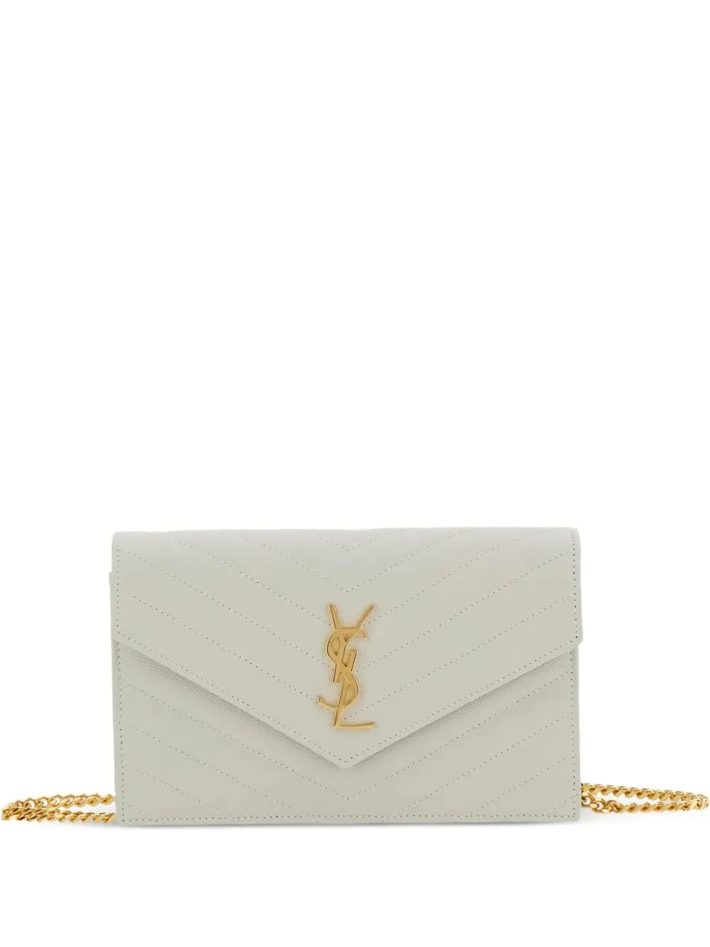Cassandre Envelope Chain Wallet In Grain De Poudre Leather sold by Wanan Luxury