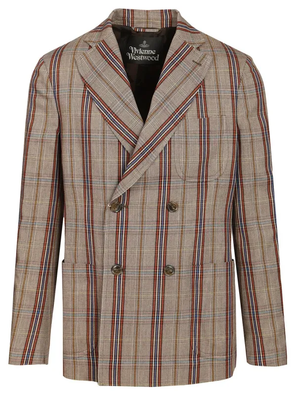 Cruise Double-Breasted Jacket Beige made by Vivienne Westwood
