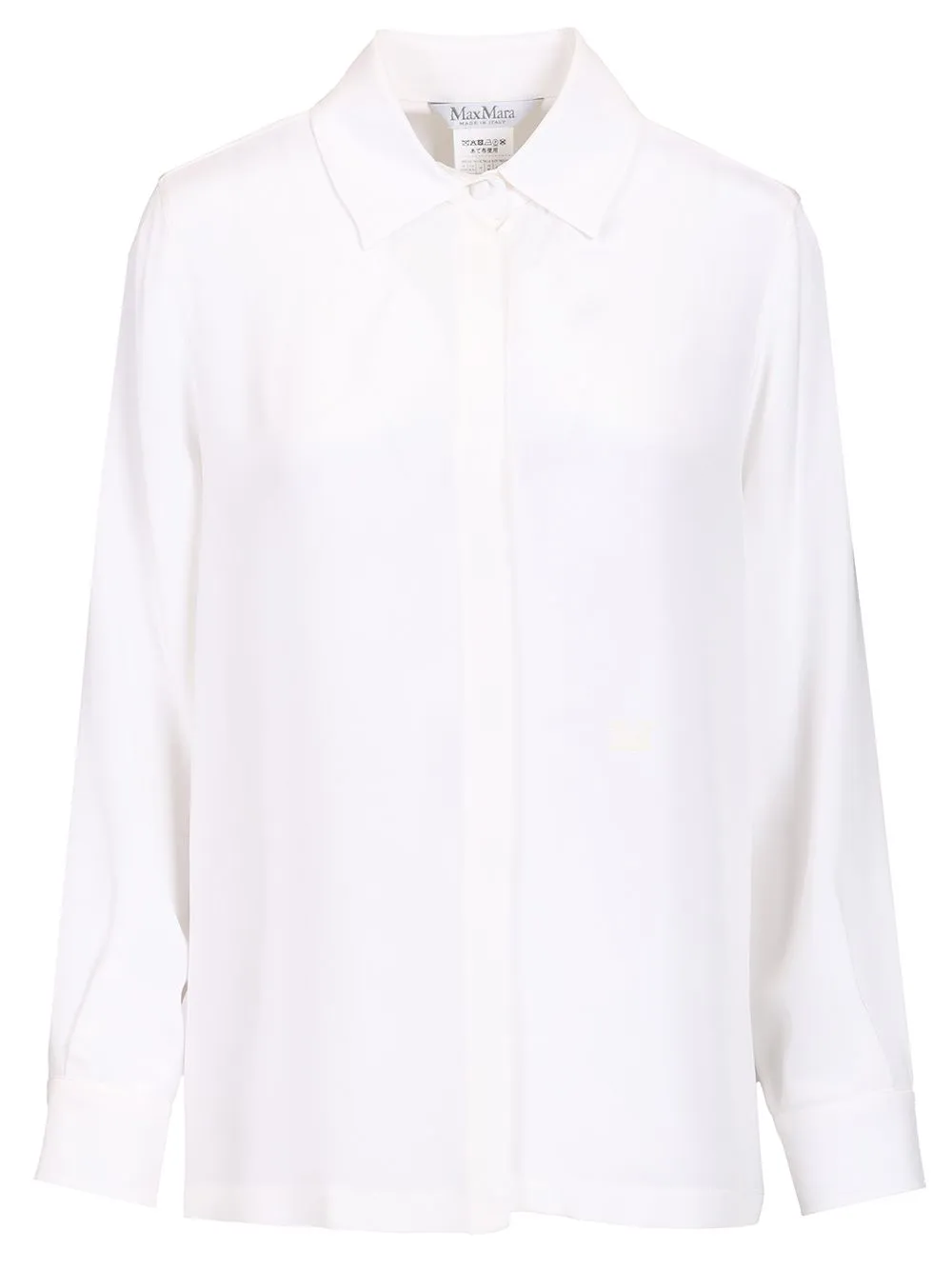 Shirt In Silk CrêPe De Chine Shirts White sold by Wanan Luxury