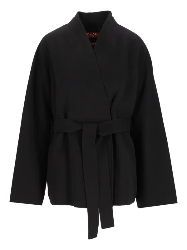 Cardigan Coat Coats Black made by MaxMara
