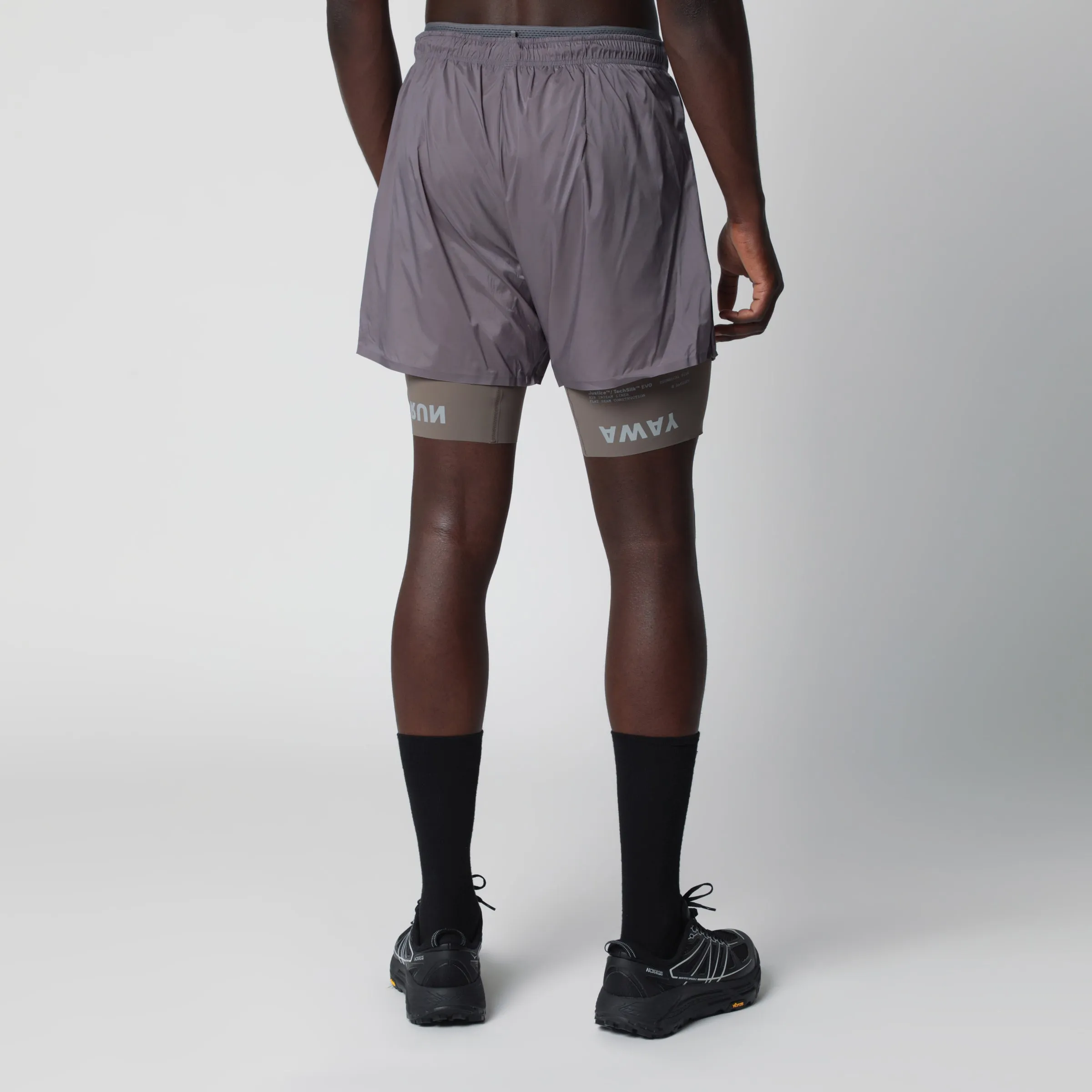Shark Grey Tech Silk 8" Shorts sold by Wanan Luxury product image thumbnail 2