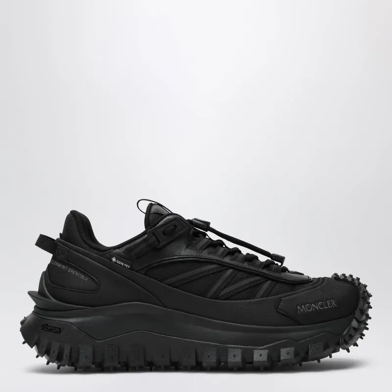 Trailgrip Gtx Sneakers In Leather And Nylon Black made by Moncler