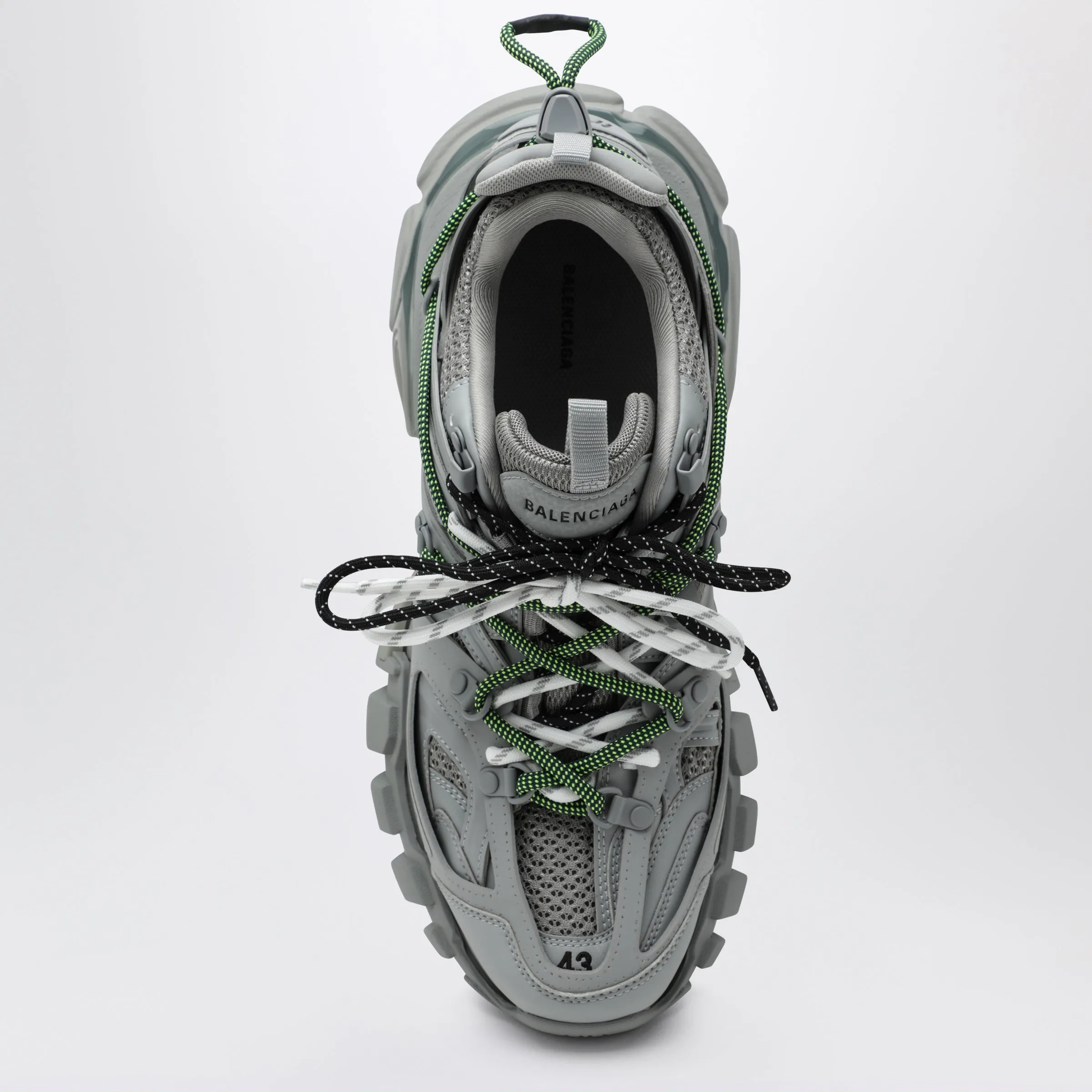Track Sneakers In Grey/Yellow/White/Navy sold by Wanan Luxury product image thumbnail 3