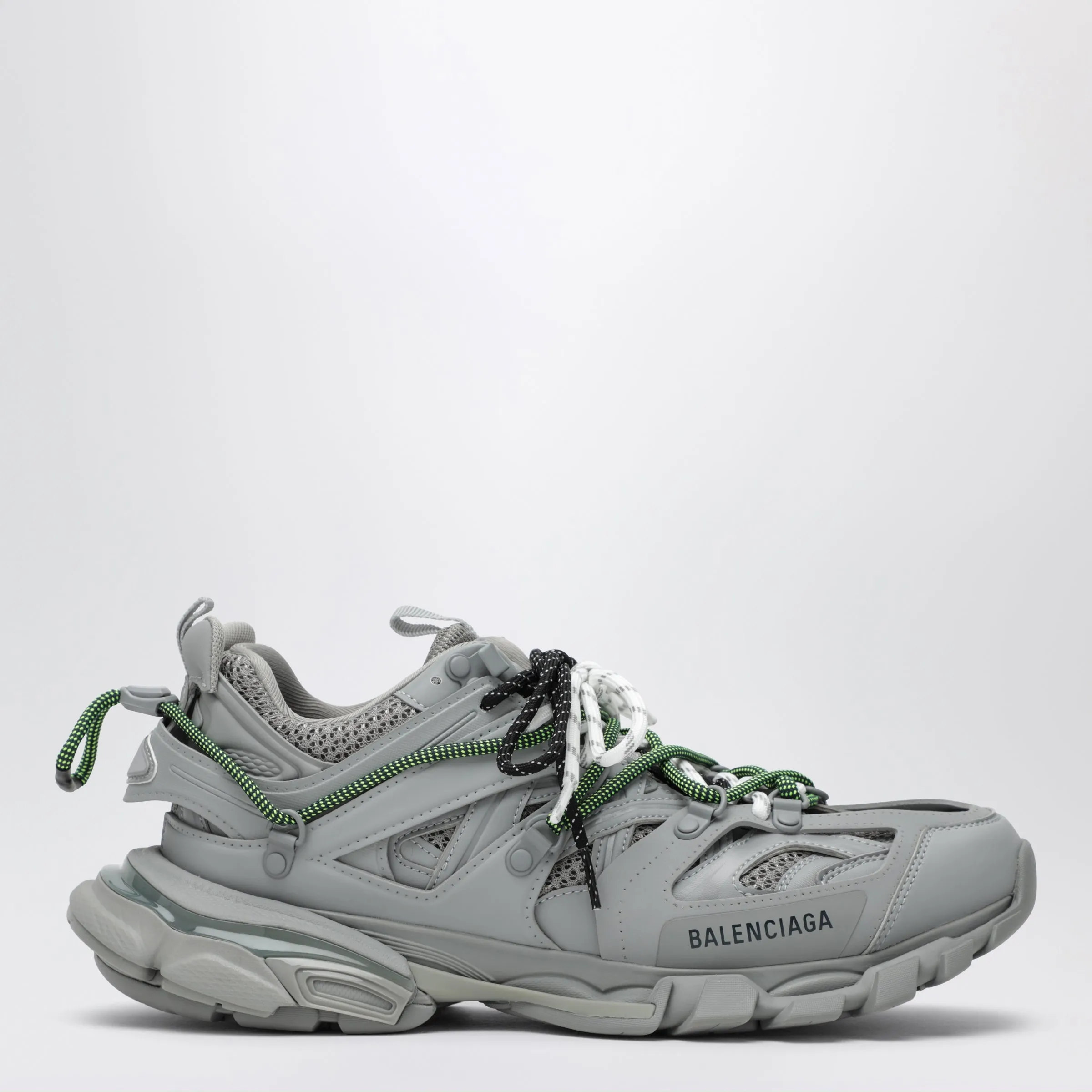 Track Sneakers In Grey/Yellow/White/Navy sold by Wanan Luxury