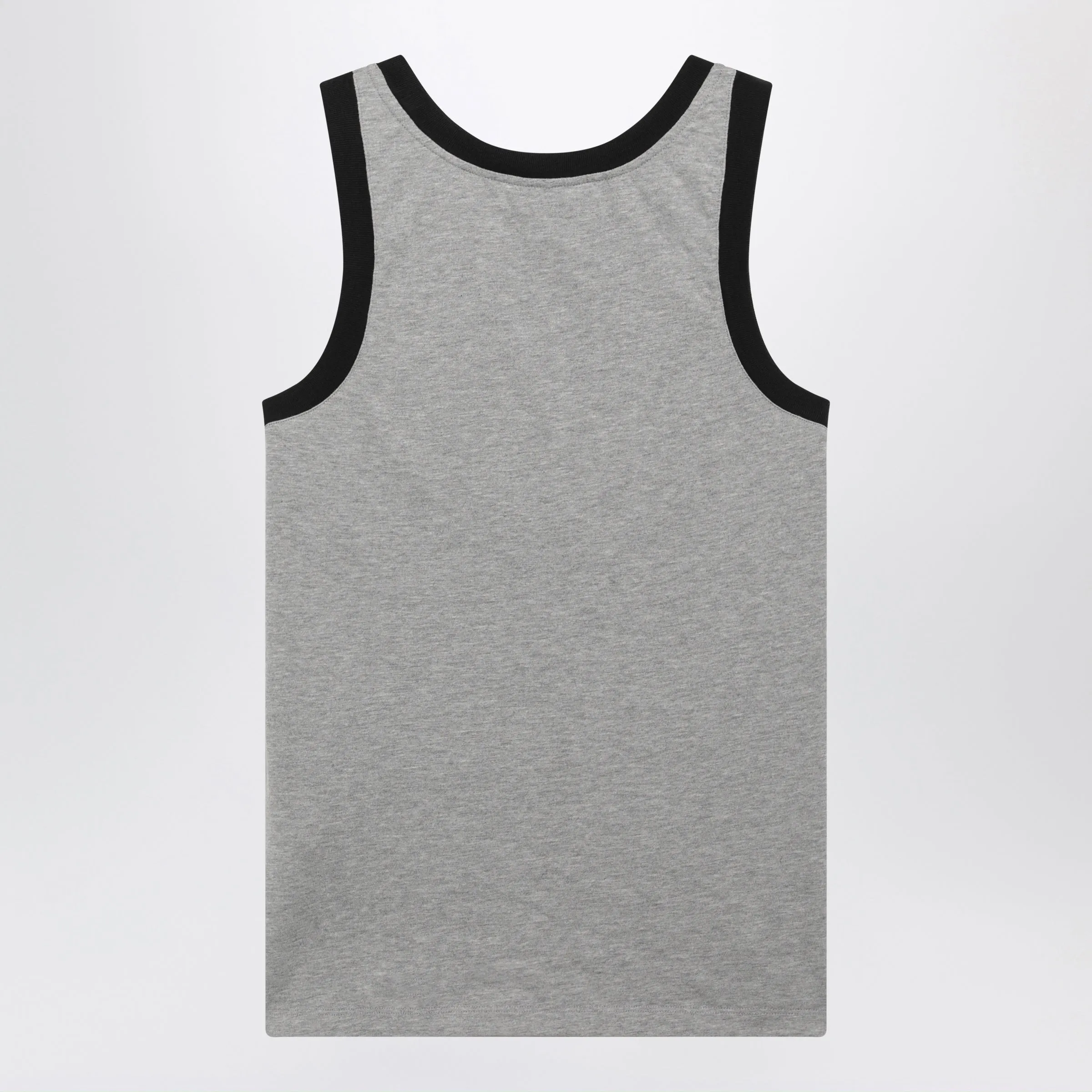 Light Grey Cotton Jersey T-Shirt With Logo Print sold by Wanan Luxury product image thumbnail 2