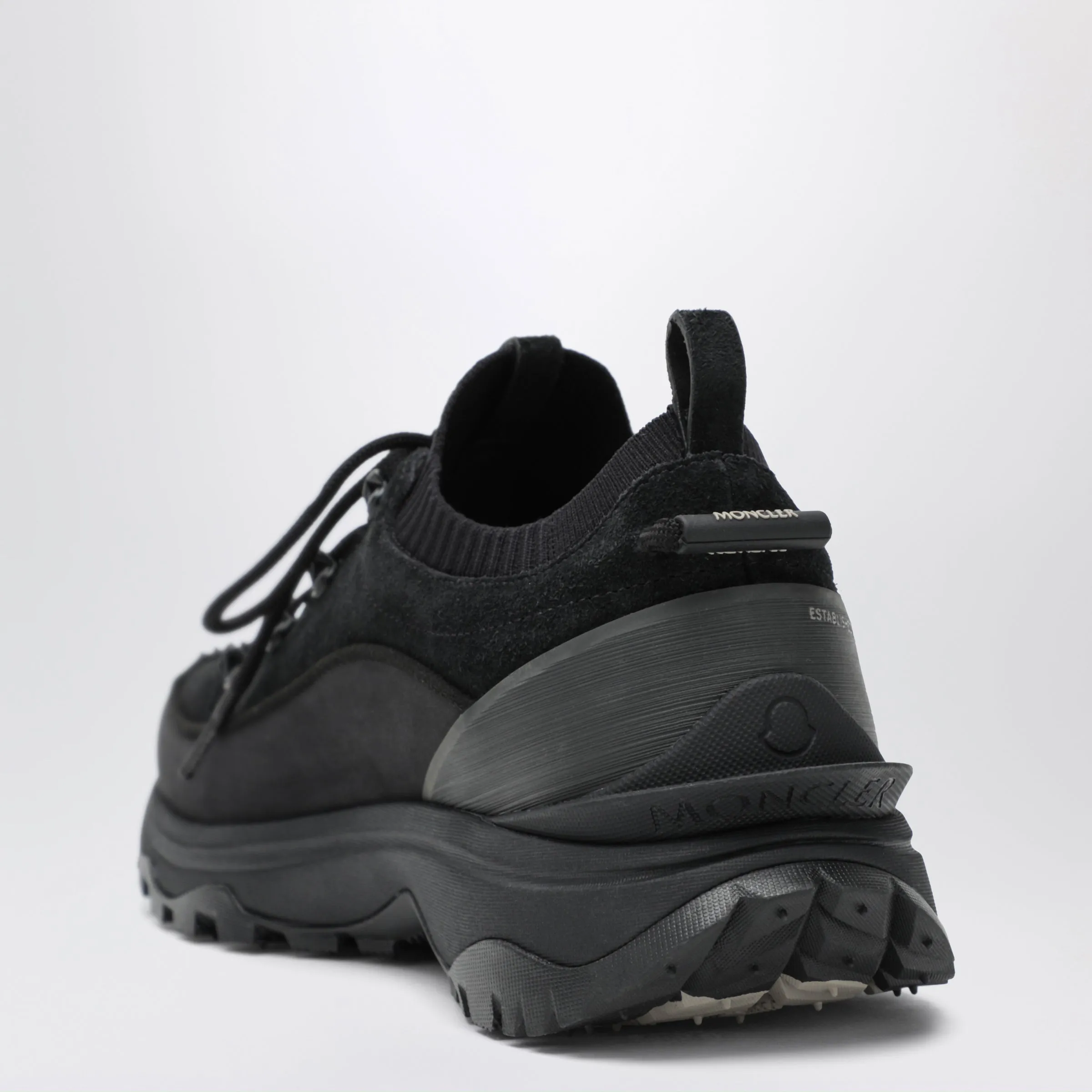 Trailgrip Lite3 Suede Leather Sneakers In Black sold by Wanan Luxury product image thumbnail 2