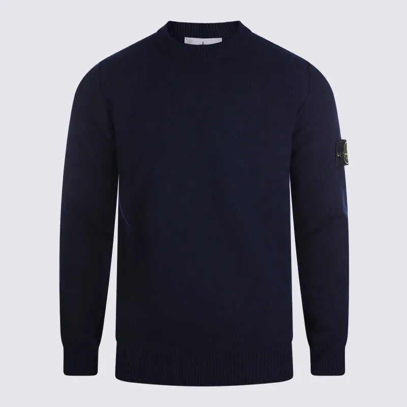 Sweaters Navy Blue made by Stone Island