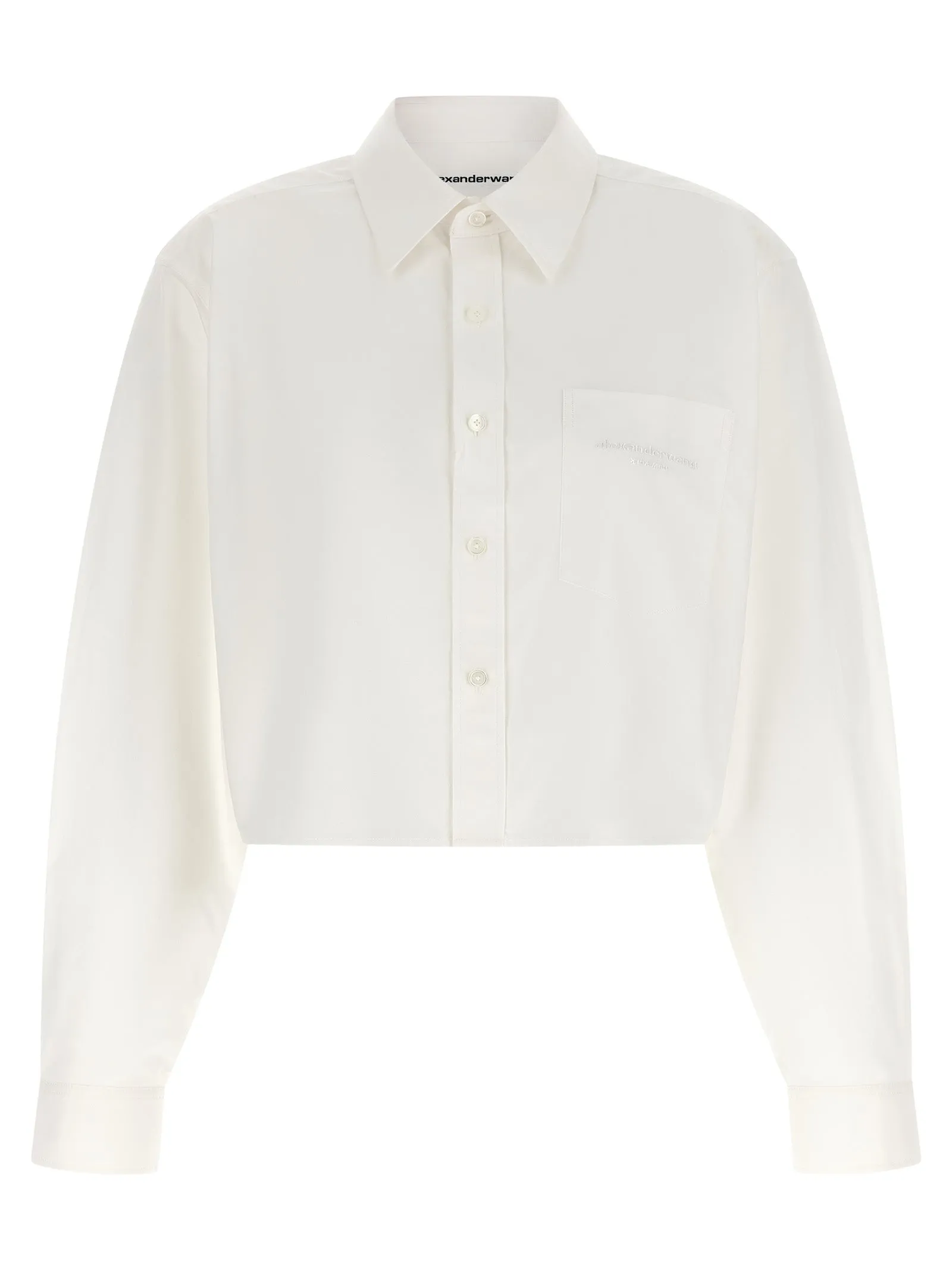 Cropped Shirt White sold by Wanan Luxury