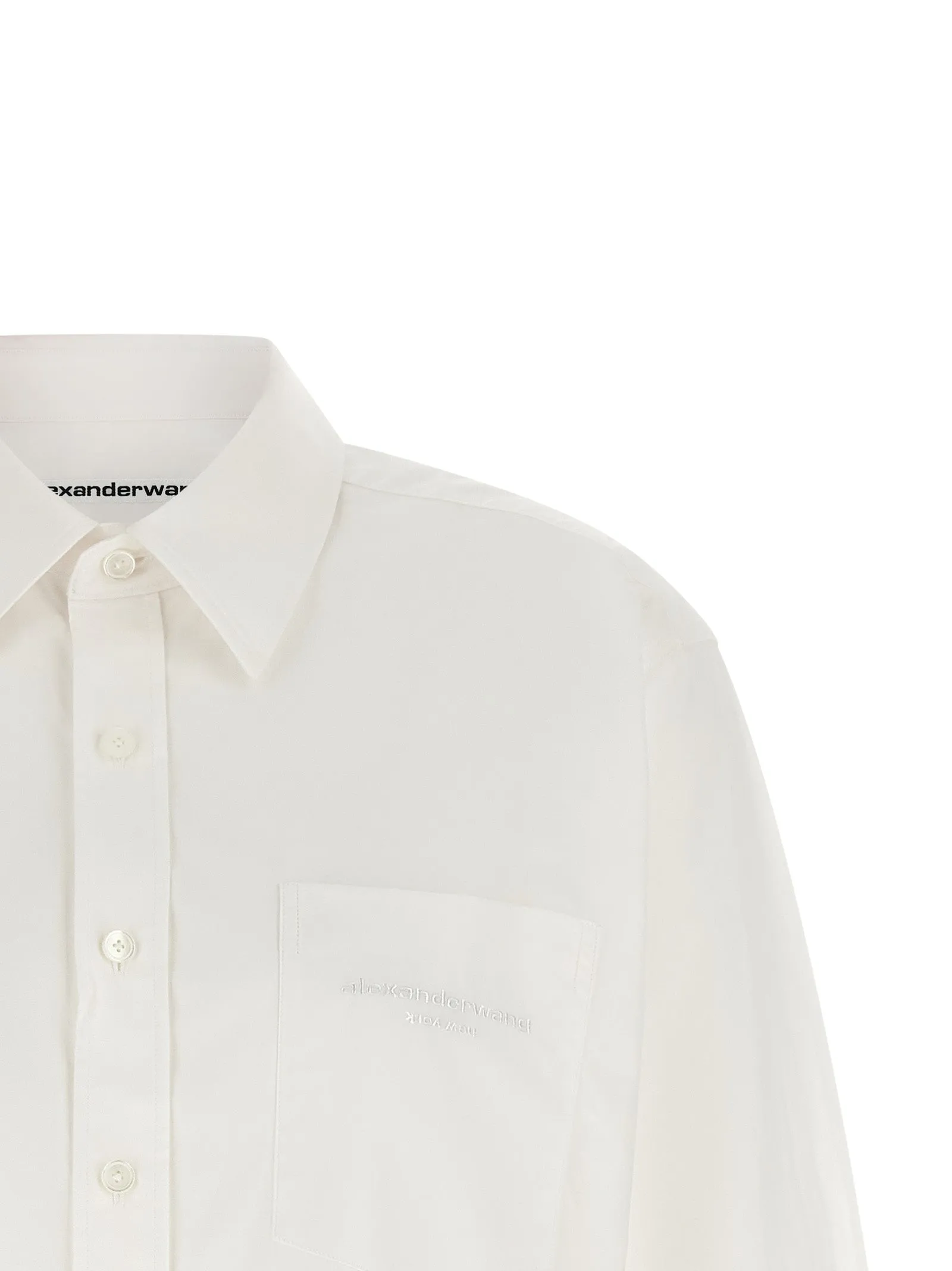Cropped Shirt White sold by Wanan Luxury product image thumbnail 3