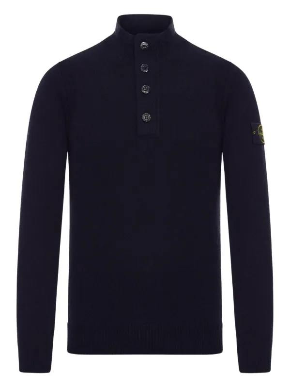 Wool Turtle-Neck Sweater made by Stone Island