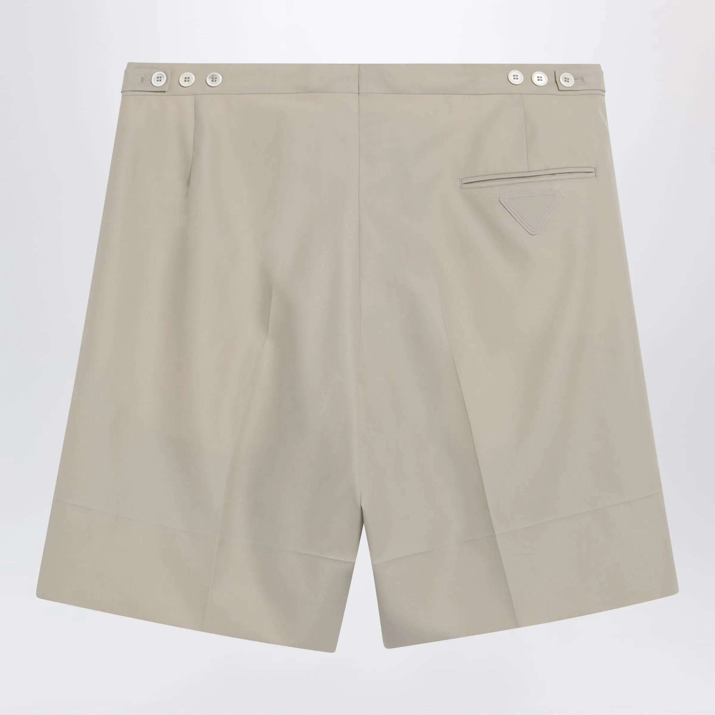 Sand-Colored Cotton Bermuda Shorts sold by Wanan Luxury product image thumbnail 2