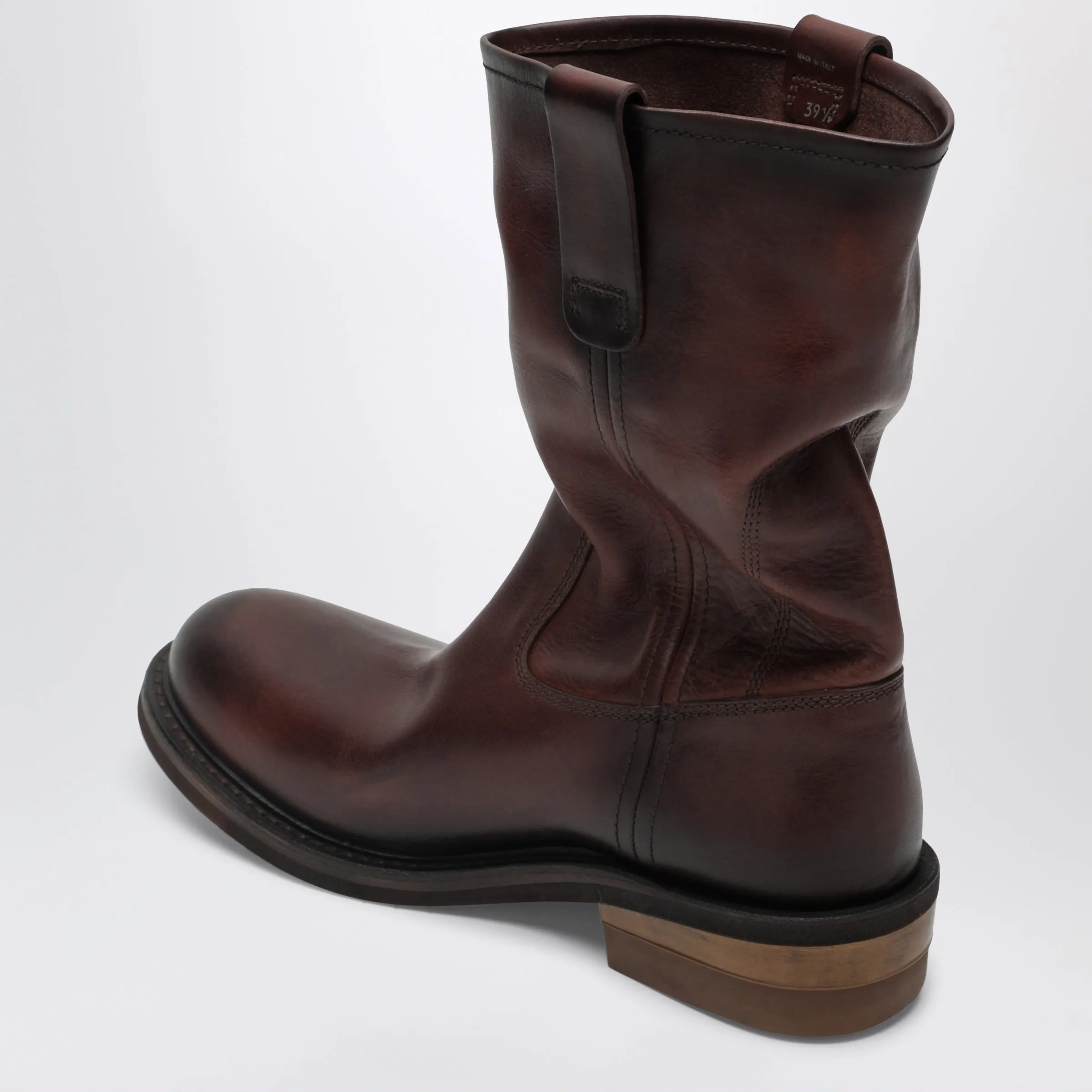 Brown Foule Calfskin Ankle Boots sold by Wanan Luxury product image thumbnail 2