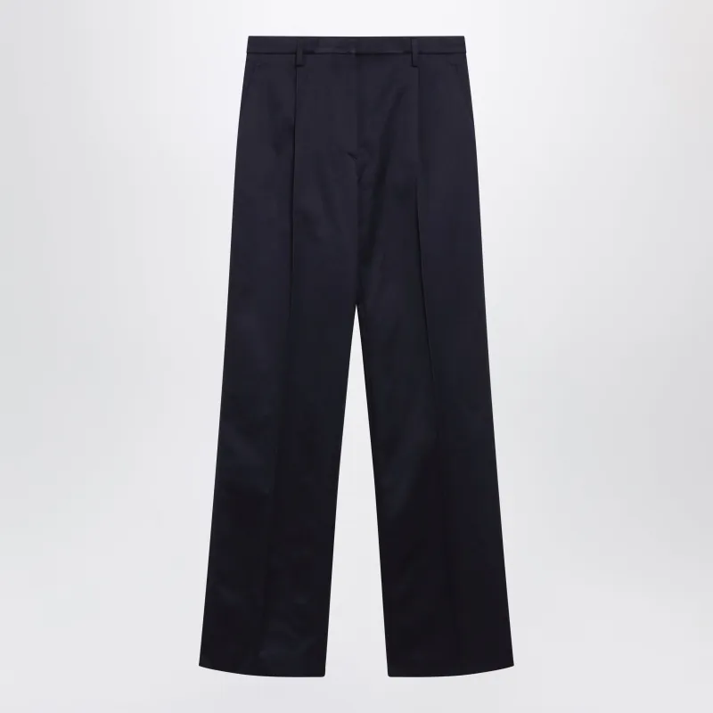 Navy Blue Chino Trousers made by Prada