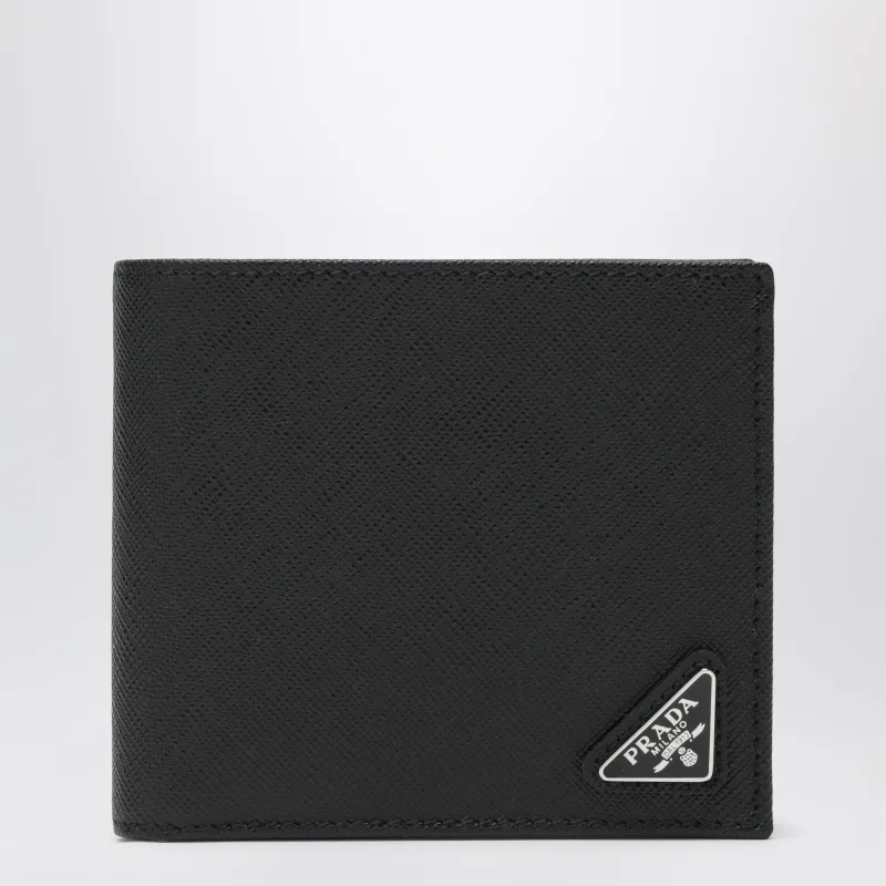 Black Saffiano Wallet made by Prada