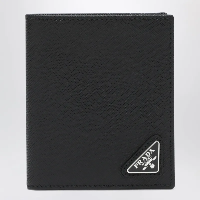 Black Saffiano Wallet made by Prada