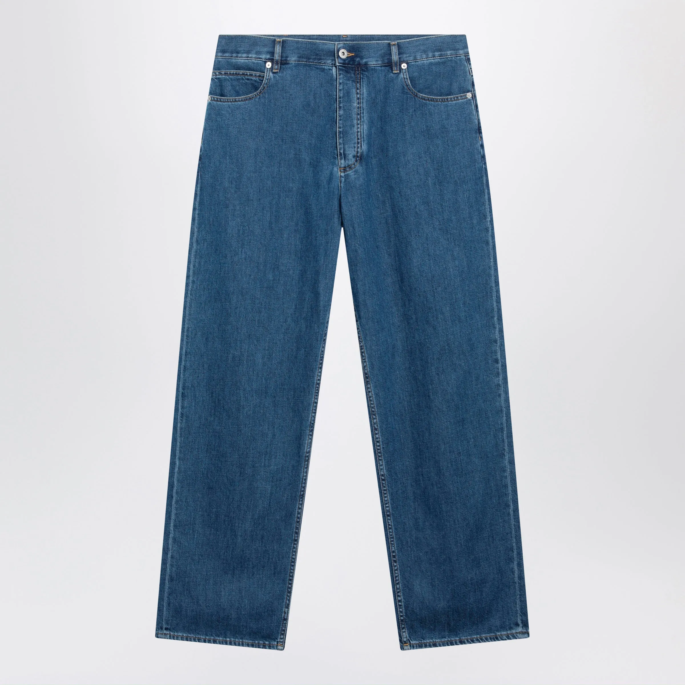 Medium Blue Wide-Leg Jeans sold by Wanan Luxury