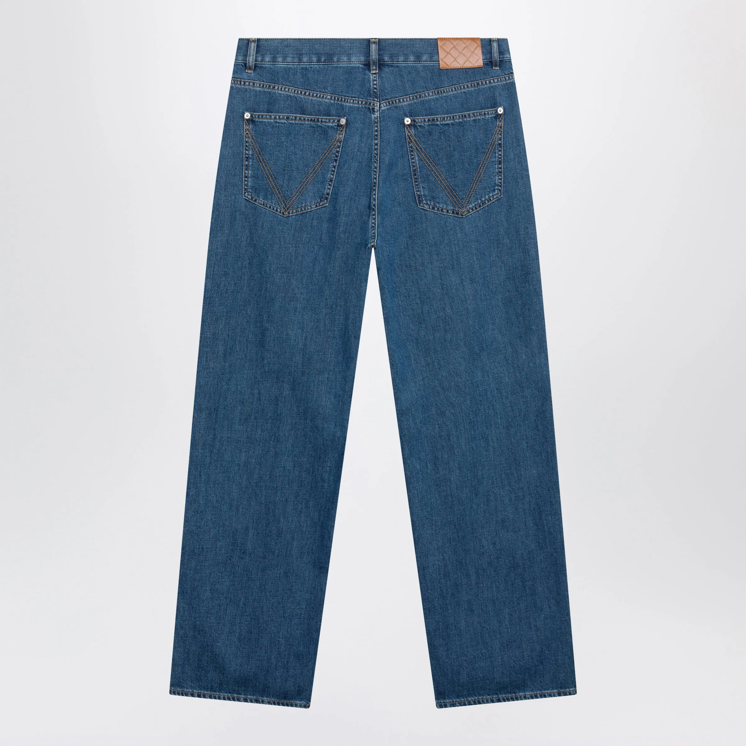 Medium Blue Wide-Leg Jeans sold by Wanan Luxury product image thumbnail 2