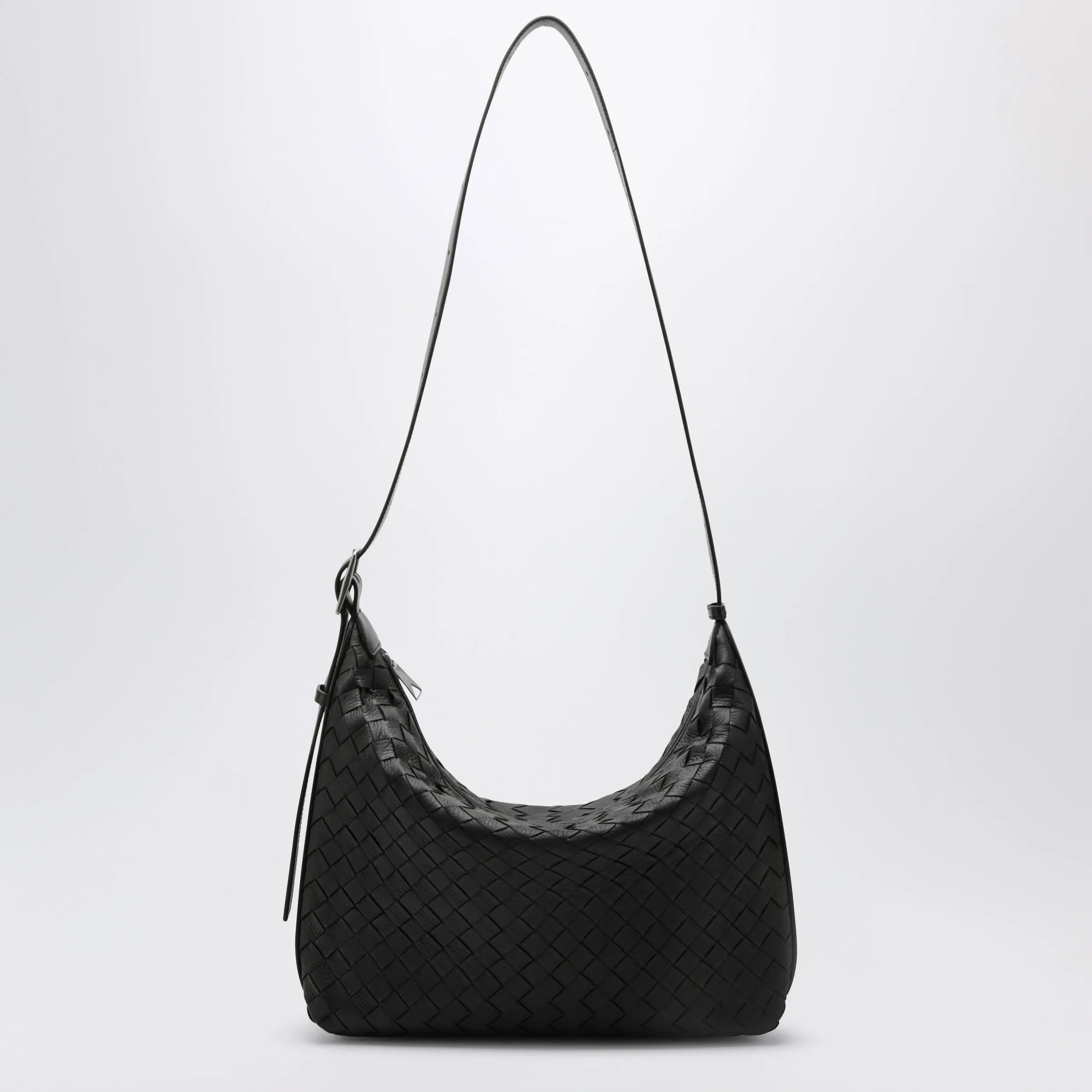 Small Traveler Hobo Bag In Deer Leather, Espresso sold by Wanan Luxury