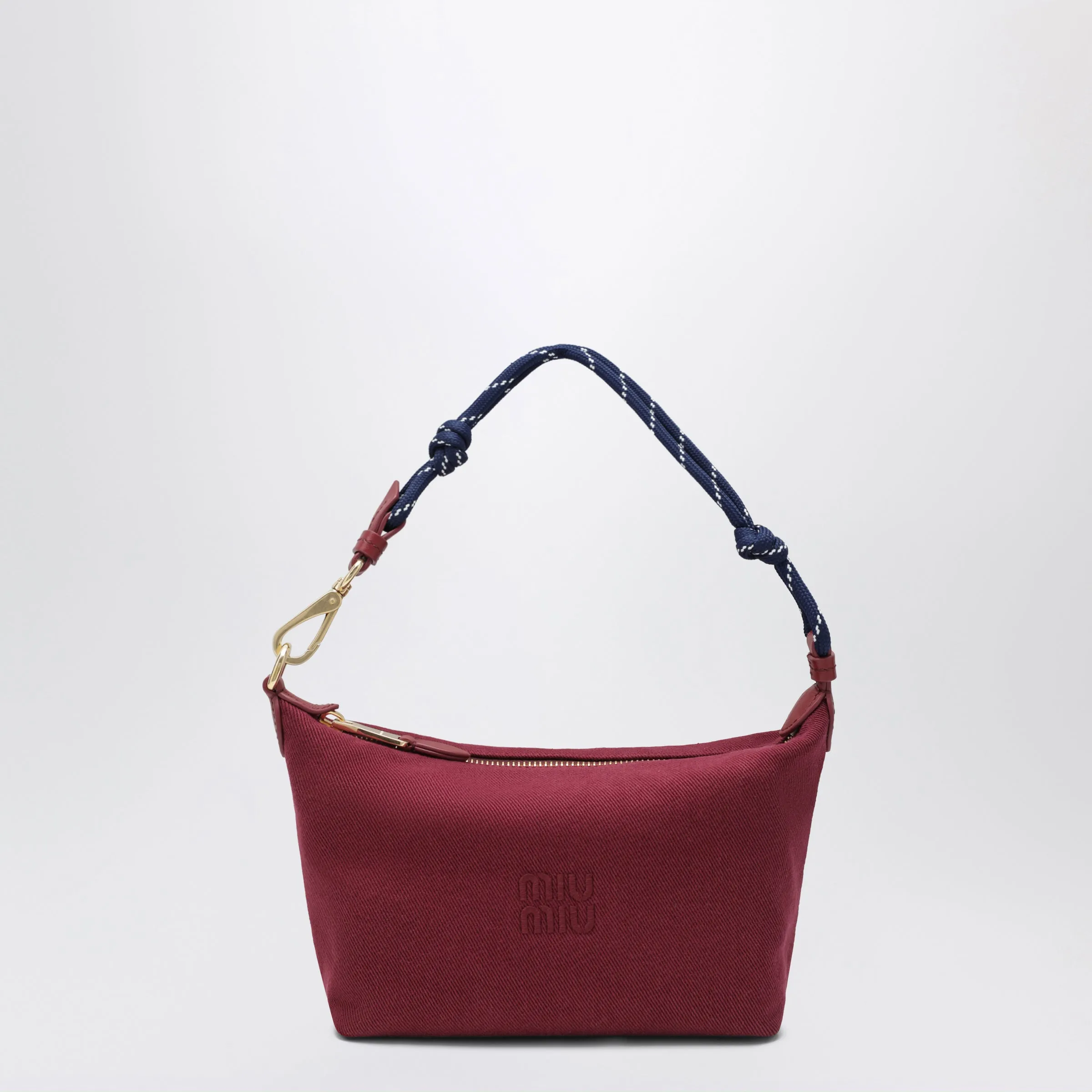 Cherry/Baltic Gabardine Pouch sold by Wanan Luxury