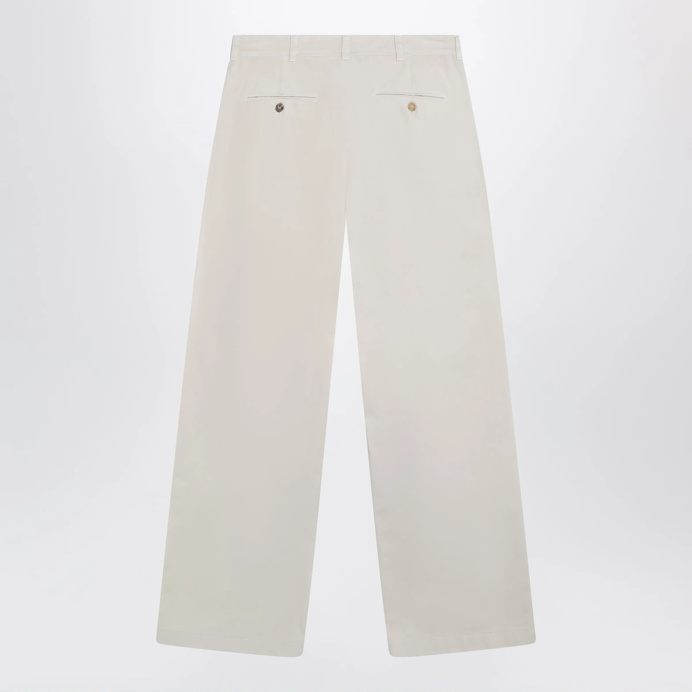 Sand-Colored Trousers In Gabardine sold by Wanan Luxury product image thumbnail 2